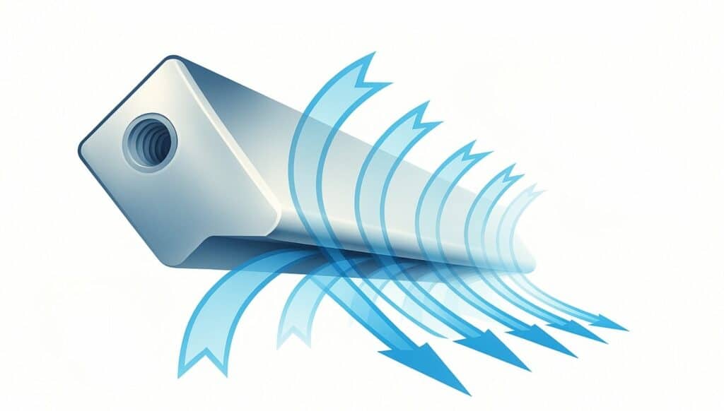 Flujo laminar de aire